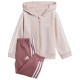 Adidas Βρεφικές φόρμες σετ Essentials Fleece 3-Stripes Full-Zip Hooded Set